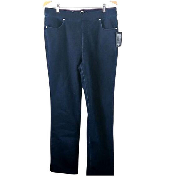 Isaac Mizrahi Live! Divine Denim Tall Pull On Straight Jean size 14T NWOT - Picture 2 of 6